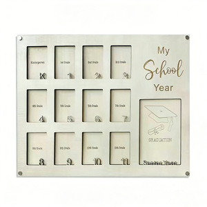 Cadre <span class=keywords><strong>photo</strong></span> personnalisé en bois pour la fin de l'année scolaire K12 – Souvenirs mémoriaux, cadeaux personnalisés, décoration intérieure - Product Image 5