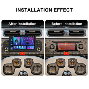 Lecteur DVD de voiture Android 15 Octa-Core de haute qualité avec CarPlay BT 5.0 pour <span class=keywords><strong>Fiat</strong></span> <span class=keywords><strong>Panda</strong></span> 2013-2020 GPS IPS DAB Navi <span class=keywords><strong>Radio</strong></span> de voiture 4G+64GB - Product Image 2