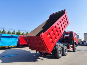 Nuevo Camión Volquete HOWO 371 6x4, 351-450hp, Euro 3, Transmisión Manual, Capacidad de 31-40T para Construcción de Carreteras y Movimiento de Tierras - Product Image 3