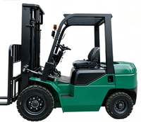 Chariot élévateur diesel 4x4 à performance stable de 3 à 10 tonnes, avec mât à deux étages, pneus pneumatiques/solides, pour le transport industriel de marchandises
