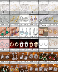 Zarcillos en argent sterling 925 ajustables, design minimaliste, sans nickel, bijouterie fine, vente en gros, cadeau pour petite amie - Product Image 6