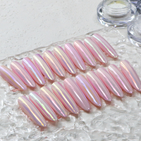 Poudre à ongles Aurora Chrome OEM 0,3g/pot, nouvelle collection 20 couleurs, pigment irisé effet miroir pour salon de manucure