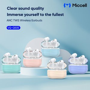 Miccell Tiếng Ồn Hủy Bỏ Thể Thao Tai Nghe Tai Nghe ANC TWS Không Dây Earbuds Trong Tai Hifi Chơi Game Tai Nghe Cho iPhone 16 - Product Image 2