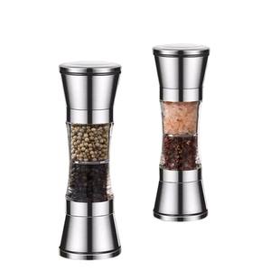 Venta al por mayor: Nuevo dispensador manual multifuncional 2 en 1 de acero inoxidable 304 de doble cabezal para pimienta negra de grado alimenticio - Product Image 5