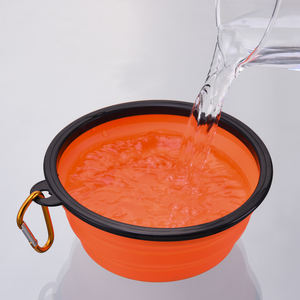 Penjualan laris mangkuk air dapat dilipat unik portabel untuk kucing anjing silikon mangkuk hewan peliharaan yang dapat dilipat - Product Image 5