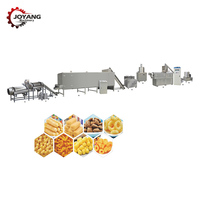 Machine extrudeuse à double vis en acier inoxydable pour la production de chips de riz soufflé, de céréales, de boucles de maïs, de billes de fromage et de snacks - Haute productivité
