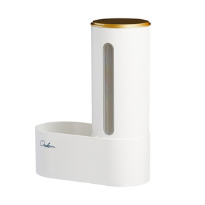 Ouyouke Wall Mounted Cup Holder Cylindrical Dust Proof Storage Rack For Water Dispenser Living Room - Product Image 1