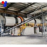 Séchoir rotatif horizontal à chauffage indirect de 1 à 3 mètres de diamètre avec moteur et roulement, haute productivité pour la poudre de feldspath