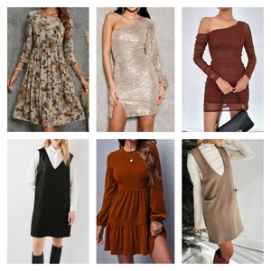 Vestidos Casuales de Verano para Mujer al por Mayor, Vestidos Holgados Elegantes y Sencillos de Moda, Envío Aleatorio - Product Image 3