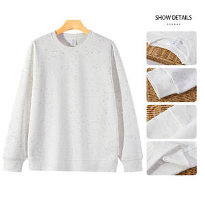 เสื้อสเวตเชิ้ตพิมพ์ลายบาติกผู้ชาย 320GSM คอกลม สไตล์ลำลอง ใส่สบาย เหมาะสำหรับใส่ในชีวิตประจำวัน - Product Image 4