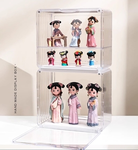 Chất Lượng Cao Rõ Ràng Acrylic Hiển Thị Hộp Chống Bụi Và Máy Tính Để Bàn Sẵn Sàng Cho Đồ Chơi Con Số Lưu Trữ <span class=keywords><strong>Mini</strong></span> Đồ Chơi Phòng Khách Lưu Trữ Thùng - Product Image 6