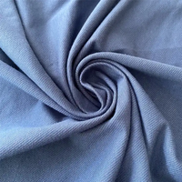 Tela de mezclilla de sarga de punto elástico de algodón y Spandex de poliéster de alta calidad para jeans