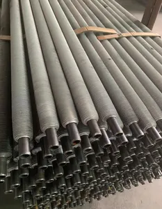 Custom-made Bimetal Aluminum L type Steel Spiral SS material Finned Pipe or Drying Finned Tubes