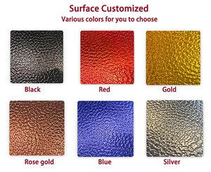 Klasse 201 304 316 430 Benutzer definierte Farbe Edelstahl-Dekor platte 304 316 Gehämmertes Muster Edelstahl blech - Product Image 3