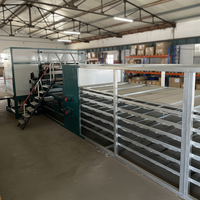 Hoogcapaciteits PLC-gestuurde tandwielkastmotor eierbak- en kartonnen pulp-vormmachine 4000 stuks/uur 380V 150kW