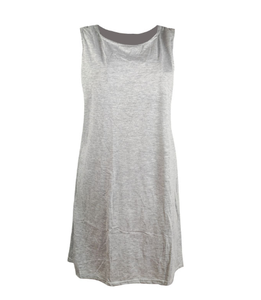 Vestido de Verano Casual para Mujer, Vestido Tipo Camiseta, Traje de Playa, Vestido Elegante Plisado Liso - Product Image 2
