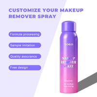 Spray démaquillant nettoyant en profondeur qui laisse la peau souple, complexe de céramides, apaisant et calmant, spray démaquillant clarifiant les pores