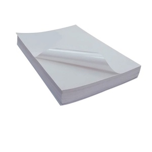 Adhesive Film Sticker China Manufacture PVC White Sticker Acrylic Glue 140gsm White Release Paper 700x1000mm