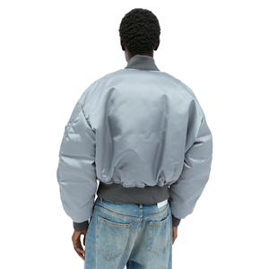 Giubbotto Bomber in Nylon XUCHANG con Logo Personalizzato, Ricamo OEM, Imbottitura Funzionale con Tasche Cargo, Maniche Lunghe - Product Image 3