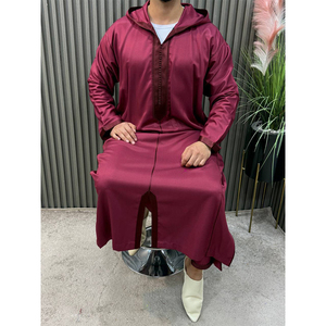 Handmade Premium Moroccan <b>Mens</b> Djellaba Pants Set Traditional Islamic <b>Thobe</b> Casual African Lounge Wear Spring Summer Autumn - Product Image 3
