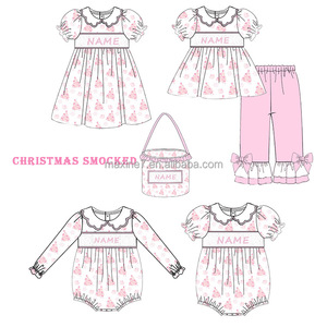 Set da festa con nome personalizzato per feste autunnali abiti coordinati da fratelli per bambine - Product Image 1