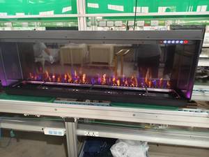 3 साइड ग्लास डिजाइन के साथ इलेक्ट्रिक फायरप्लेस - Product Image 2