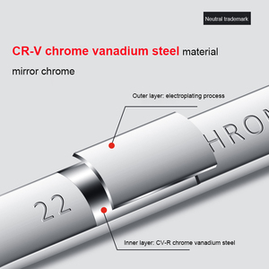 <strong>Double</strong>-<strong>opening</strong> Ratchet <strong>Wrench</strong> Factory Sales Labor-saving Design OEM Industrial Grade CR-V Steel Mechanical Maintenance - Product Image 6