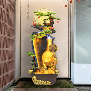 <span class=keywords><strong>Fontaine</strong></span> à Bonsaï Élégante Feng Shui Paysage Décoratif Créatif Circulation d'Eau <span class=keywords><strong>Fontaine</strong></span> à Eau Coulante au Sol - Product Image 3