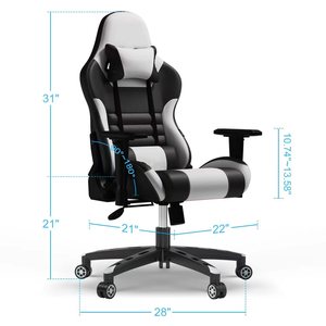 <span class=keywords><strong>Repose</strong></span>-pieds inclinable moderne de luxe pour Pc Gamer, <span class=keywords><strong>chaise</strong></span> de jeu de course - Product Image 4