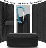 Estuche Rígido de Viaje con Cierre de Cremallera, Diseño Casual y Simple, Protector de EVA para Audífonos