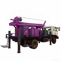 Foreuse de puits d'eau montée sur camion, machine de forage de puits d'irrigation agricole, foreuse de puits d'eau portable