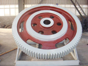 Зубчатая шестерня большого диаметра, зубчатая коробка, редуктор скорости, трансмиссия, большое заказное зубчатое колесо из литой стали, большое зубчатое колесо - Product Image 5