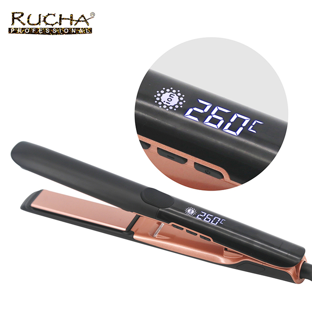 Wholesale 500 Degrees Flat Iron Titanium Flat Iron Hair Straightener Professional Ceramic Ionic Hair Straightener