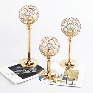 เชิงเทียนเหล็กประดับทองเคาน์เตอร์เพชรอุปกรณ์อีสเตอร์งานแต่งงานเป็นมิตรกับสิ่งแวดล้อม - Product Image 1