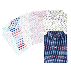 OEM 88 poliéster 12 Spandex rendimiento atlético Golf ropa de alta calidad para hombre cuello rendimiento Golf camisa Polos - Product Image 1