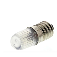 Ampoule 220/240V T10x28mm extrémité de fil led néon dispositif bouton e10 vis base indicateur ampoule