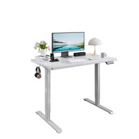 Cadre de bureau électrique réglable en hauteur à double moteur, design rabattable, colonne de levage pour bureau assis-debout, sans plateau