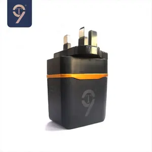 Customized Logo Pd Universal Travel Adapte Quick Charger Usb Charger 3 Port Plug Charger For Iphone 13 14