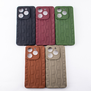 Fundas populares para teléfonos inteligentes móviles para <span class=keywords><strong>iPhone</strong></span> 11 12 <span class=keywords><strong>13</strong></span> 14 15 <span class=keywords><strong>pro</strong></span> <span class=keywords><strong>Max</strong></span> con diferentes colores Diseños de ondas Funda blanda - Product Image 1