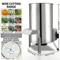 Vente directe d'usine - Machine à hacher les légumes et les aliments pour volailles - Machine à hacher les légumes commerciale pour les fermes et les cuisines