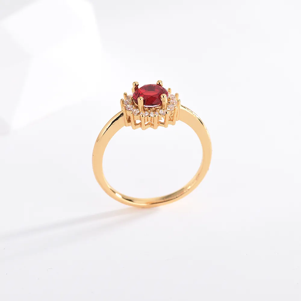 Gouden Ringen Ontwerp Voor Vrouwelijke Mode Persoonlijkheid Licht Luxe Wedding Ring