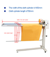 Découpeuse industrielle de ruban de tissu de bande Découpeuse de ruban de tissu de tissu Coupeur automatique de tissu
