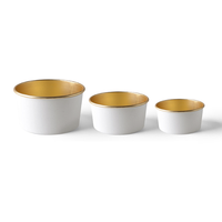 Bol en papier jetable pour aliments et boissons, bol en papier kraft à paroi simple, biodégradable, respectueux de l'environnement, bol en papier pour salade avec couvercle