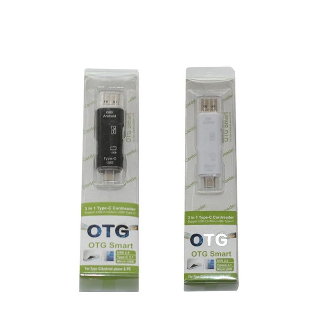 Eagleton High Speed Micro Usb Otg & Usb a 3.0 Type C Sd Card Reader