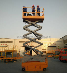 高空自走式剪刀式高空作业平台 工作高度8m 负载能力450kg 用于钢结构安装 - Product Image 3