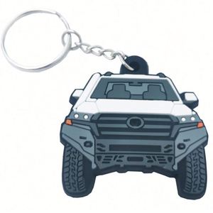 Wholesale Custom Car-Shaped Soft Rubber PVC <b>Keychain</b> 2D/3D Design Personalized with Your Logo Name - Product Image 1