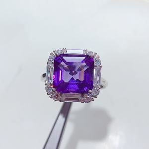 스털링 실버 은도금 탄자나이트 약혼 반지 마퀴즈 컷 및 프롱 세팅 트렌디 여성용 주얼리 - Product Image 5