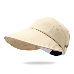 Gorra de Sol con Visera Abierta y Cola de Caballo, Estilo Moderno, <span class=keywords><strong>para</strong></span> Mujer, Protección <span class=keywords><strong>Solar</strong></span> <span class=keywords><strong>para</strong></span> Verano y Actividades al Aire Libre - Product Image 3