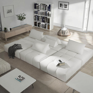 Divano componibile modulare minimalista-divano in schiuma di memoria morbida Ultra confortevole a prezzi accessibili di lusso per la camera da letto rilassata mobili per la <span class=keywords><strong>casa</strong></span> - Product Image 4