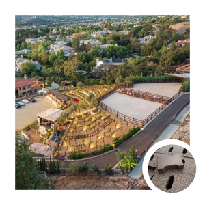 Baldosas de Goma Entrelazadas No Tóxicas para Pistas de Carreras de Caballos, Ladrillos de Pavimentación Tipo Hueso de Perro, Venta al por Mayor - Product Image 4